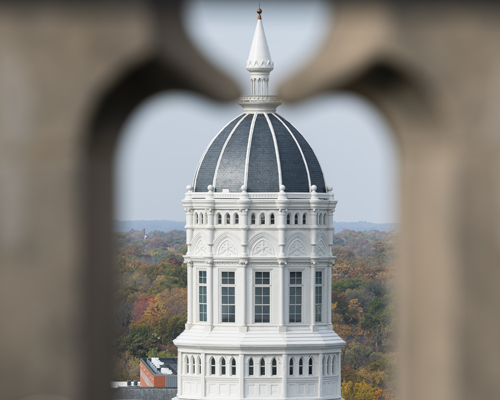 Jesse Hall on campus